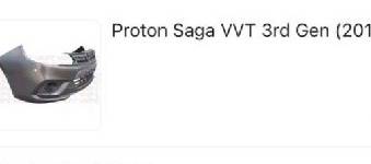 Proton Saga VVT Front Bumper (2016-2018)