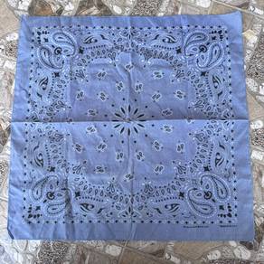 Hav-A-Hank paisley bandana in a light blue color
