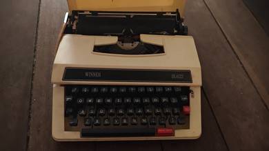 antique typewriter