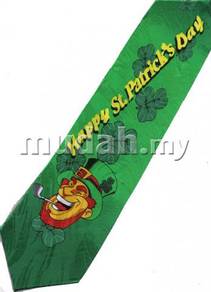 Happy St Patrick Day Saint Novelty Fancy Neck Tie