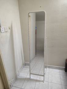 Standing white mirror ikea