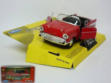 Chevrolet '57 bel air 1/38 classic car - red