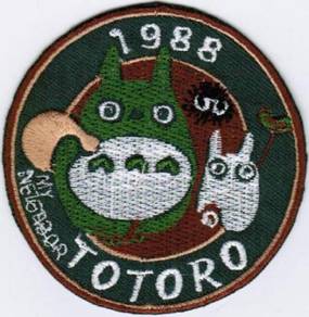 1988 My Neighbor Totoro Animation Cartoon Patch