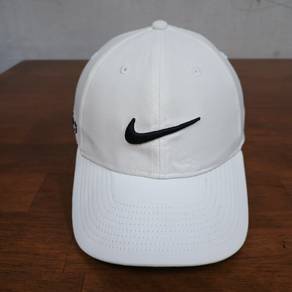 Nike Dri-Fit Golf Running Adjustable Cap White 