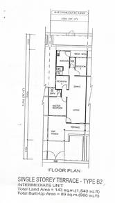 1-storey Terraced House For Sale in Puncak Alam,SGR