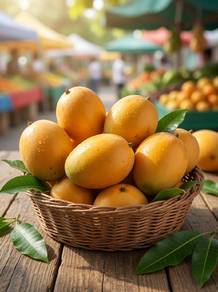 Fresh and Sweet Mangoes
