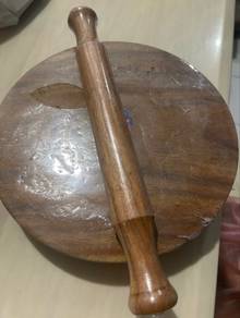 Solid Heavy Wood Chapatti maker Set