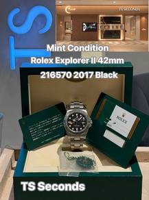 Rolex Explorer II 42mm Black 2017 216570