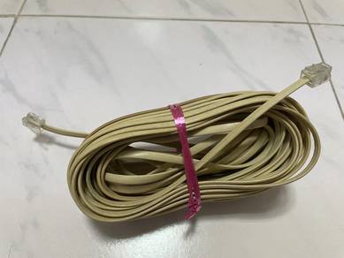 Telephone extension wire cable cord RJ11 phone