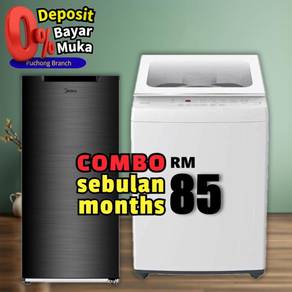 Combo Set Aircond Peti Sejuk Mesin Basuh TV Fridge