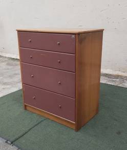 YD29N Almari Laci Dada 4 Compartment Chest Drawer