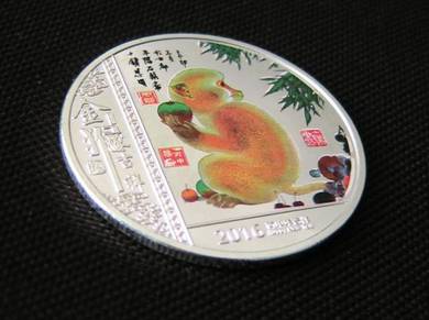 Zodiac Monkey Year Commemorative coins (M 02)
