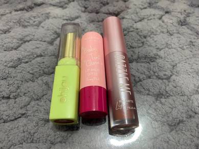 Lipstick and lipbalm