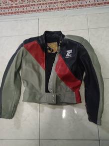 Riding suit jaket kulit vintage 