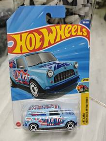 Hotwheels Blue 67 Austin Mini Van
