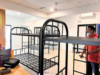 Katil double decker single baru HEAVY duty