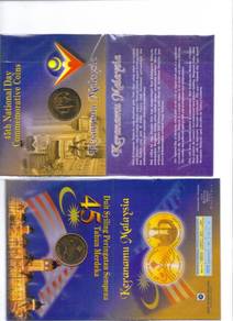 Malaysia Commemorative coin card set 45th Merdeka