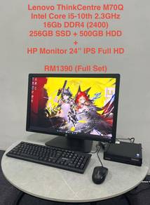 Mini pc desktop Full Set + 24inch Monitor