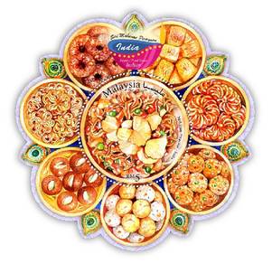 Miniature Sheet Festive Food Series Indian 2017