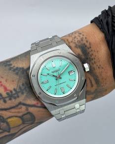 Custom Seiko Mod 42mm Tiffany Blue AP