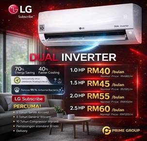 Promo Aircond LG Dual Inverter (Machang KEL001)