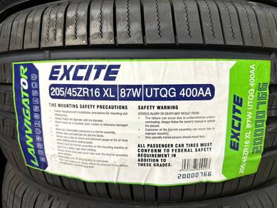 205/45/16 Lanvigator Excite Tyre 2025 Tayar
