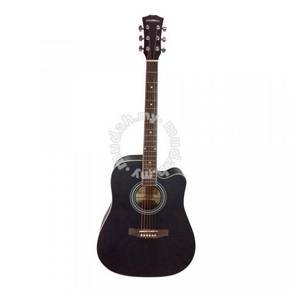 UK Acoustic Guitar 41 Inch (Black)+Bag+Allen K