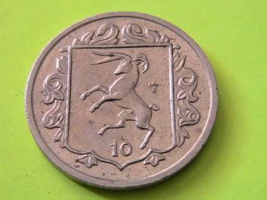 Isle of Man 10 Pence 1985