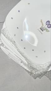Corelle plates plum design