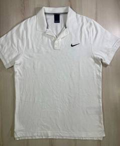 Nike White Collar Tee #DP Used