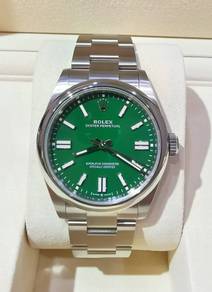 《Brand New》 Rolex 134300 OP Oyster Perpetual Green