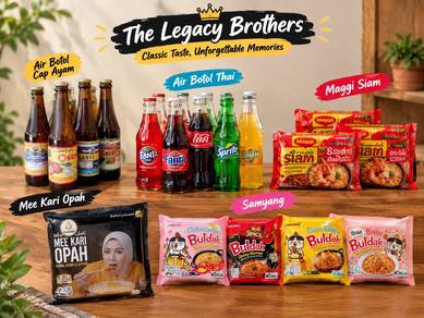 Minuman Botol Klasik, Air Thai & Mi Segera
