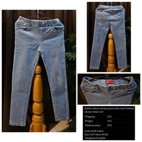 Seluar panjang jeans blue kids Preloved
