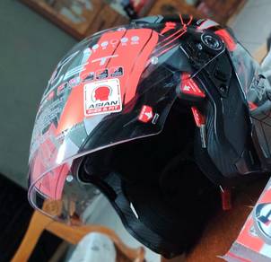 Helmet Kyt Ttr Jet Black Grey 