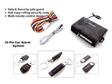 10 PIN BLACK COBRA CAR ALARM, Half set. Mx1