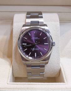 Pre-Owned Rolex 114200 Oyster Perpetual Grape