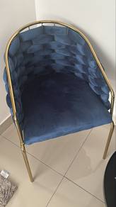 royal blue velvet couch