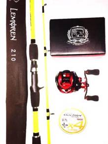 Lemoren solid rod combo seahawk bass ltd reel