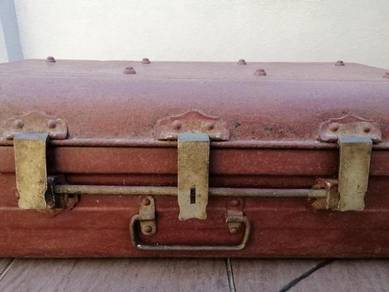 Antique Steel Trunk