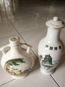porcelain wine bottles