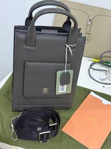 Bonia iron grey gavan small tote bag