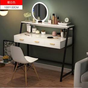 White Cosmetic dressing table meja make up desk 1