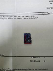 New Sandisk Gameplay 512GB MicroSD Card