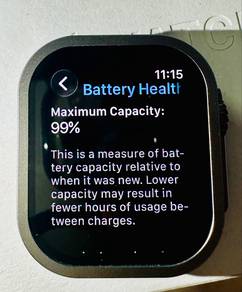 Apple Watch Ultra 2 49mm Titanium Warranty 6/6/27