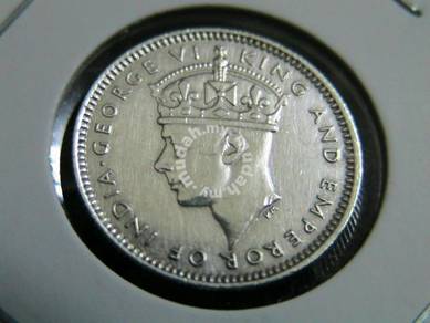 10 Cents COMMISIONERS OF CURRENCY MALAYA 1941