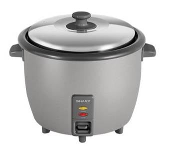 Sharp 1.8L R/Cooker (Non Stick, Silver) KSH188SSL