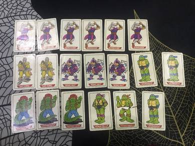 TMNT ninja turtle vintage card