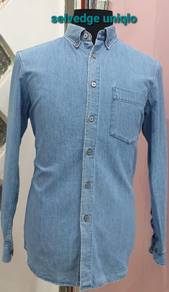 Kemeja selvedge uniqlo 0076
