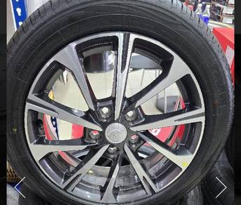 Sport rim S70 & tayar 4 pcs 205 50 17 