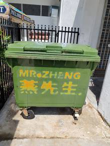 4 Wheel HDPE Mobile Garbage Bin 660 Litre